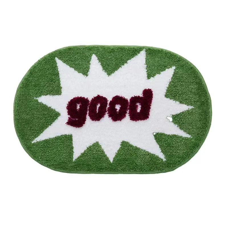 Good Fluffy Tufted Accent Rug — Soft Accent Rug for Bedroom Layering — Lifestyle 3