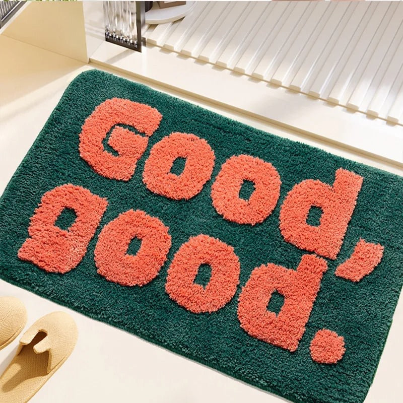Good, Good Fluffy Tufted Accent Rug — Soft Accent Rug for Bedroom Layering — Lifestyle 1