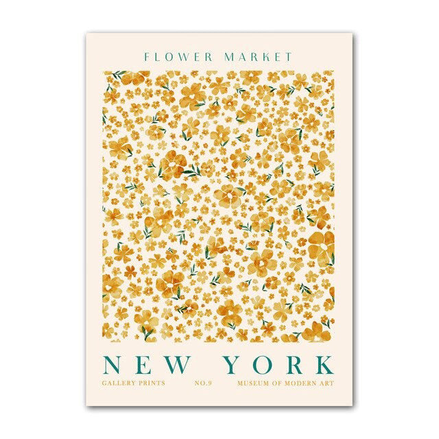 Green Leaves Herbarium Canvas Posters — Considered Home Styling