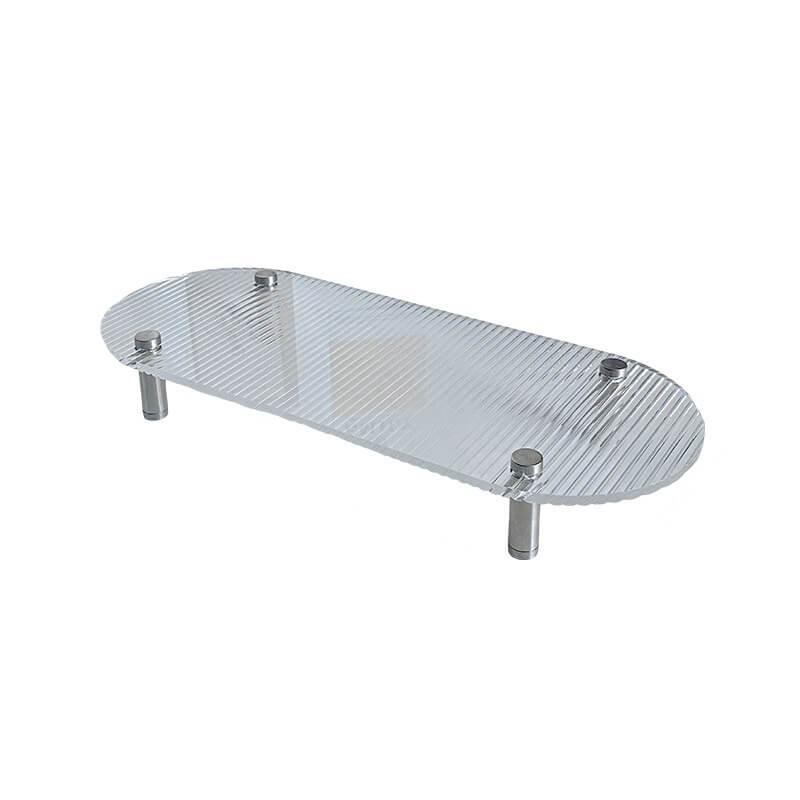 Grooved Acrylic Decorative Tray — Decorative Accent for Considered Styling — Lifestyle 5