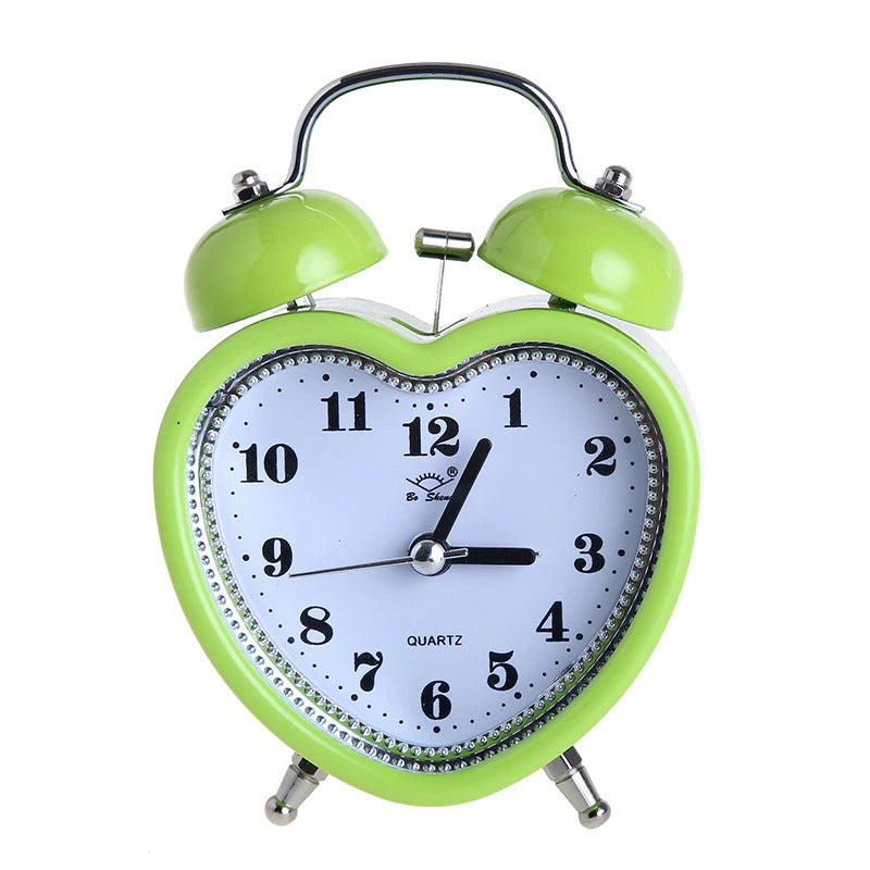 Heart Shape Bell Alarm Clock — Considered Home Styling — Lifestyle 1