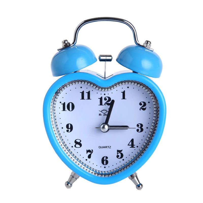Heart Shape Bell Alarm Clock — Considered Home Styling — Lifestyle 2