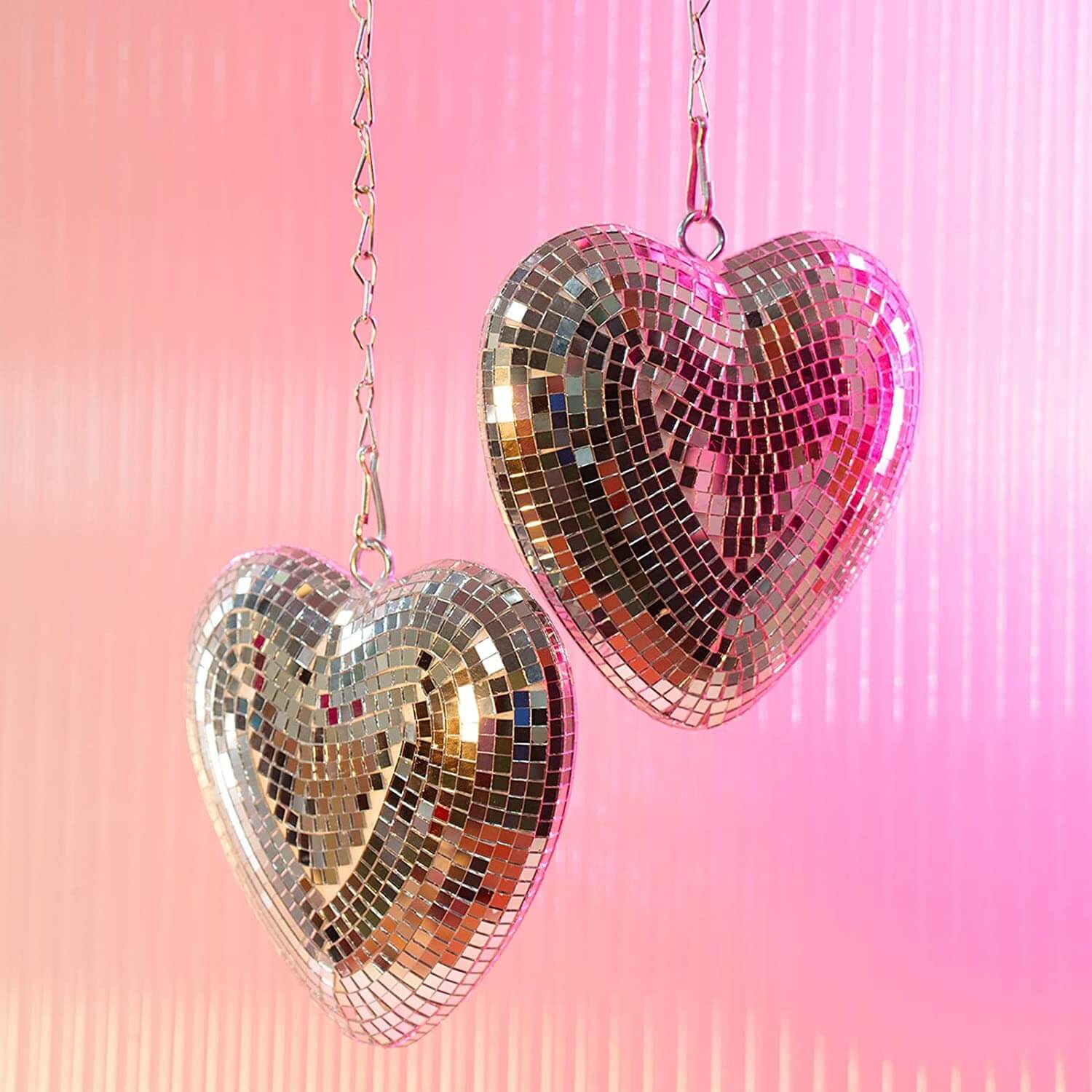 Heart Shaped Disco Ball (2 Pack) — Considered Home Styling — Lifestyle 2