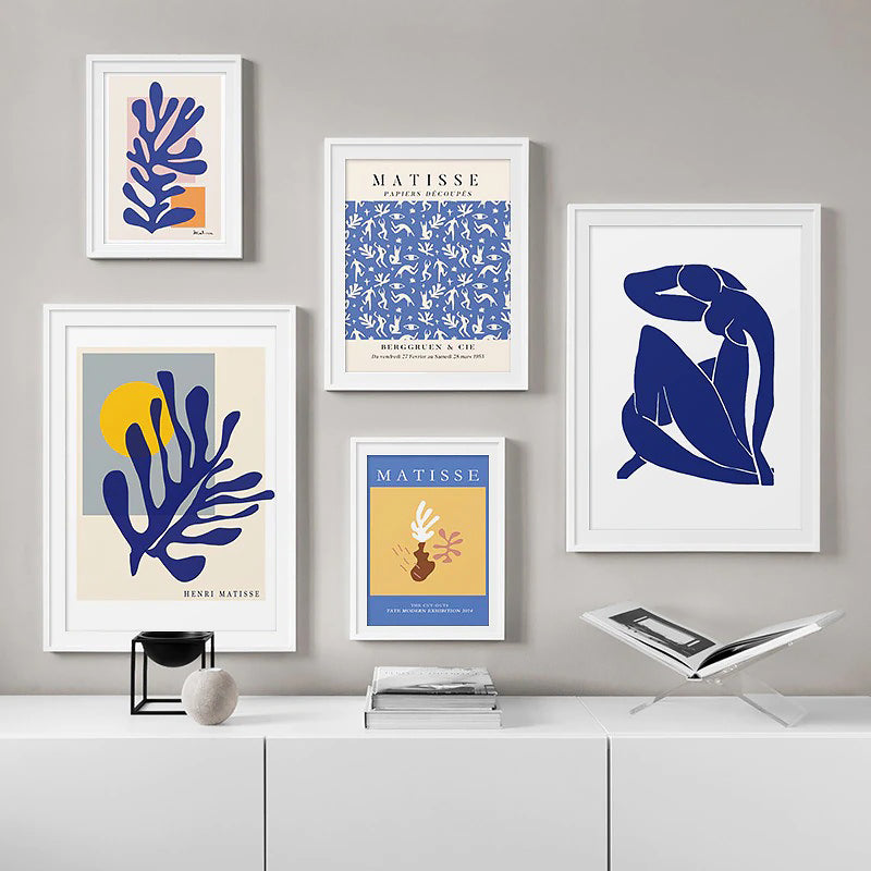 Henri Matisse Blue Prints Posters — Considered Home Styling — Front view
