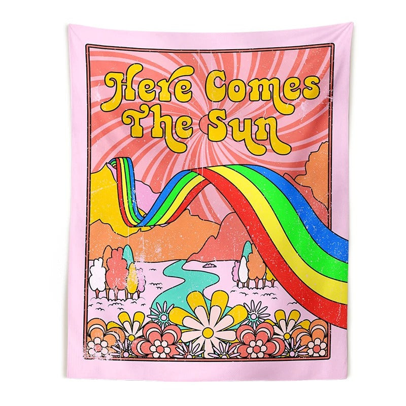 Here Comes The Sun Tapestry — Considered Home Styling — Front view