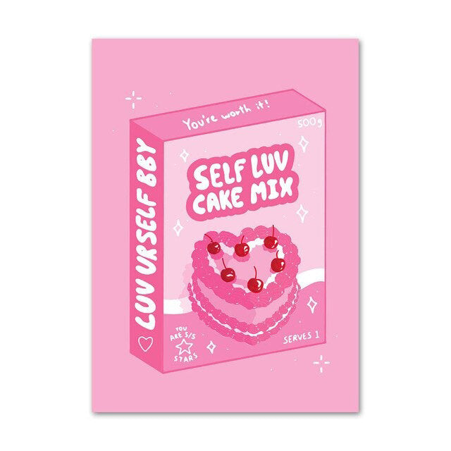 Hot Pink Girly Canvas Posters — Considered Home Styling — Lifestyle 8