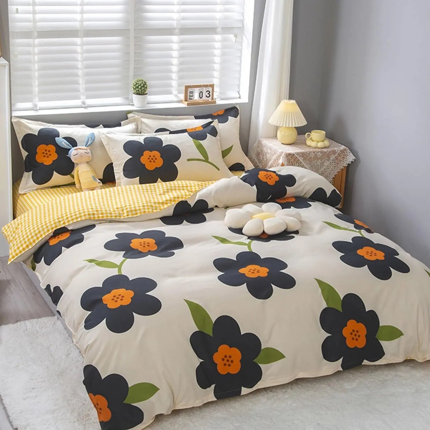 Cotton Duvet Cover Set — Lifestyle 7