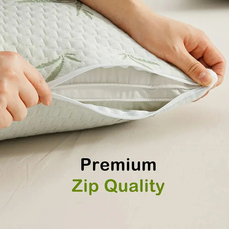 Natural Latex Sleep Pillow – 60x40x12cm, White – Eco-Friendly Comfort for Restful Nights — Lifestyle 3