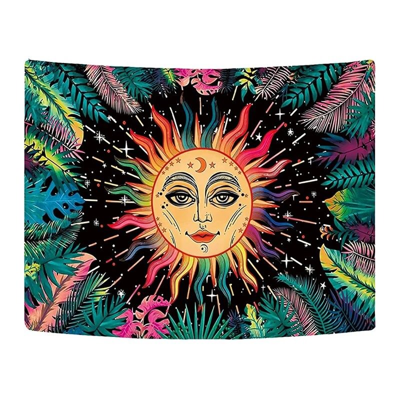 Burning Tropical Sun Tapestry — Considered Home Styling — Front view