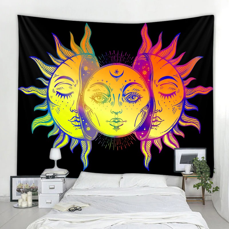 Indian Moon out of Sun Tapestry — Considered Home Styling — Lifestyle 3