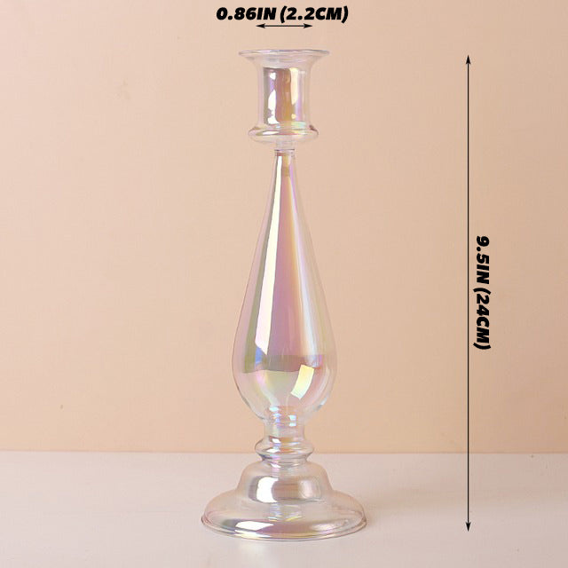 Iridescent Glass Candle Holder — Decorative Vase for Considered Styling — Lifestyle 6