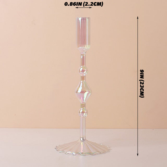 Iridescent Glass Candle Holder — Decorative Vase for Considered Styling — Lifestyle 4