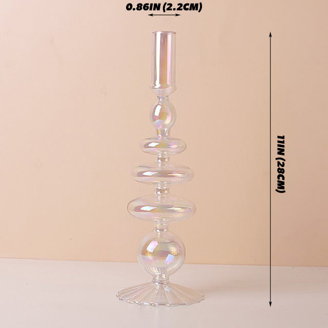 Iridescent Glass Candle Holder — Decorative Vase for Considered Styling — Lifestyle 5