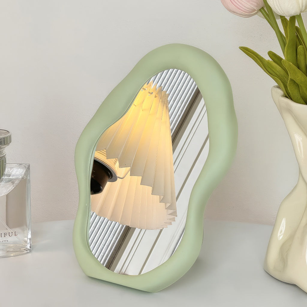Irregular Blob Makeup Mirror — Considered Home Styling — Lifestyle 5