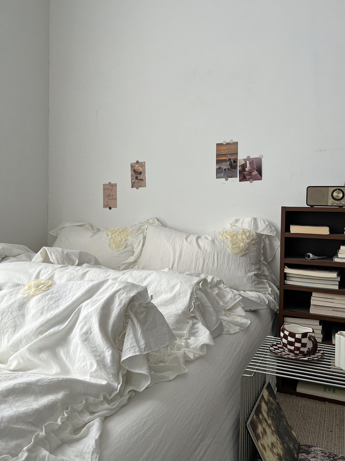 Romantic Floral Bedding — Considered Home Styling — Front view