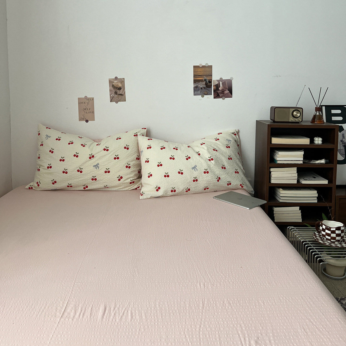 Juicy Cherry Bedding Set — Soft-Touch Cotton Duvet & Pillowcases — Lifestyle 2