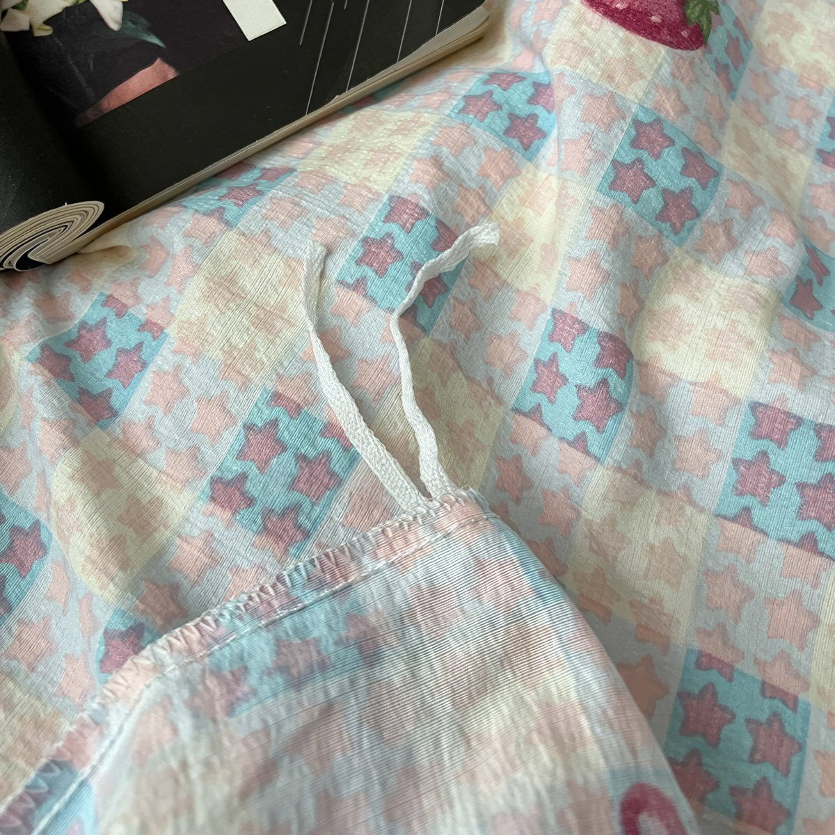 Berry Best Strawberry Bedding Set — Soft-Touch Cotton Duvet & Pillowcases — Lifestyle 4