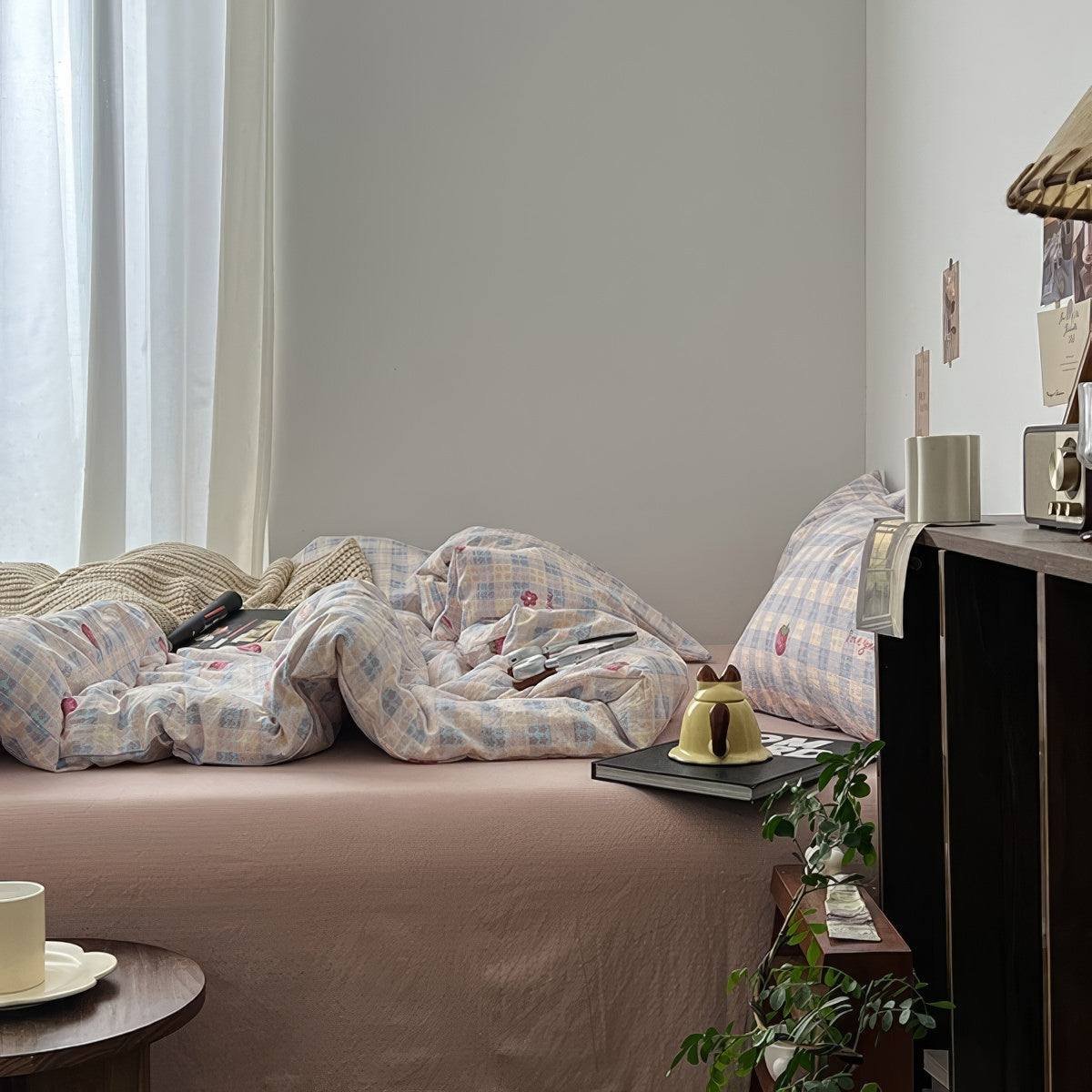 Berry Best Strawberry Bedding Set — Soft-Touch Cotton Duvet & Pillowcases — Lifestyle 1