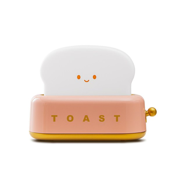 Toaster Night Light — Warm LED Mood Lighting for Bedside — Lifestyle 6
