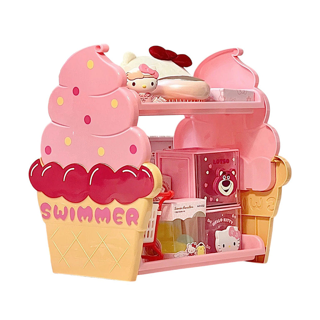 Icecream Desktop Storage Shelf — Considered Home Styling — Front view