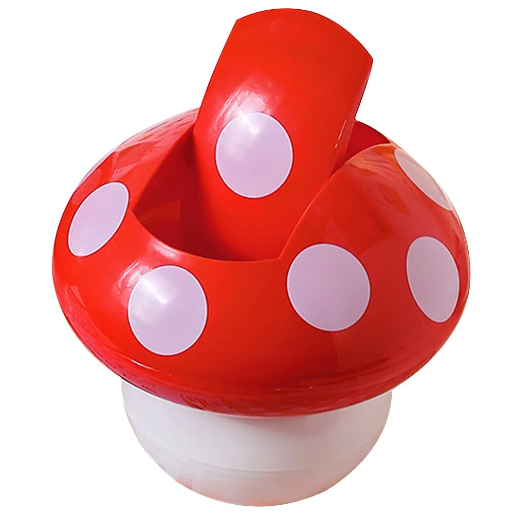 Mushroom Desk Trash Can — Considered Home Styling — Detail