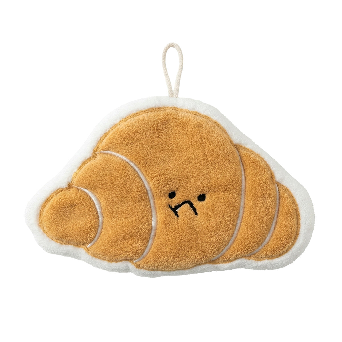 Plushy Bakery Hand Towel — Soft Tufted Hanging Towel for Kitchen and Bathroom — Front view