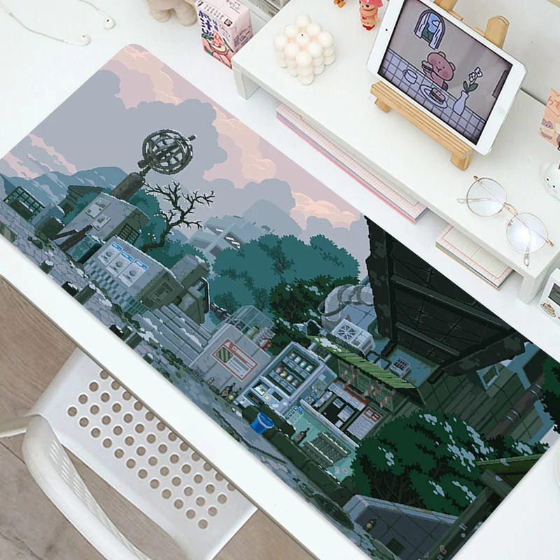 Night Cities Large Mouse Pad — Considered Home Styling — Lifestyle 2