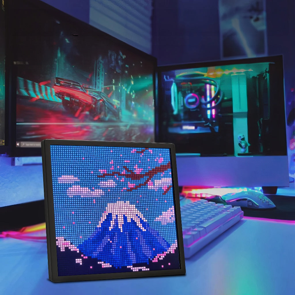 Smart LED Pixel Display — Warm LED Mood Lighting for Bedside — Lifestyle 3