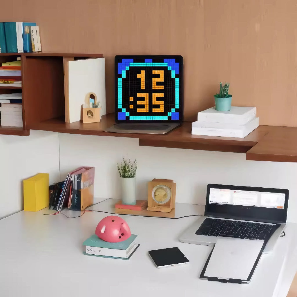 Smart LED Pixel Display — Warm LED Mood Lighting for Bedside — Lifestyle 6