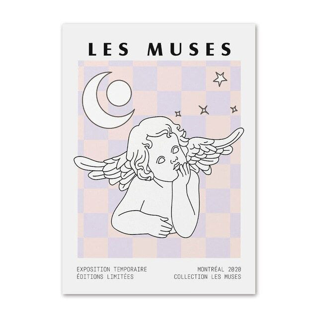 Les Muses Art Canvas Posters — Considered Home Styling