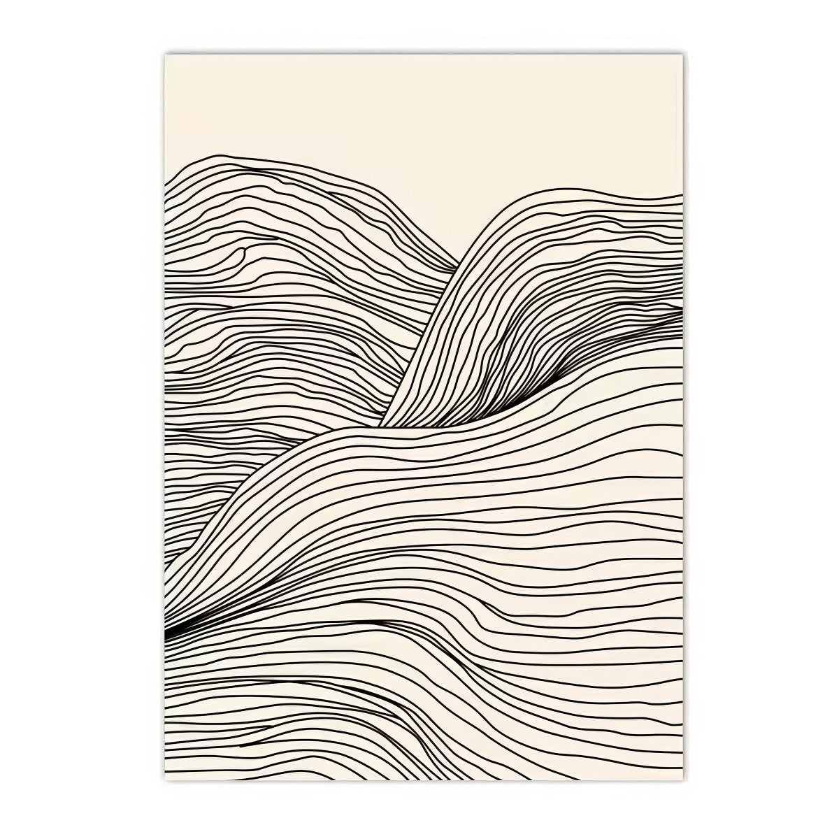 Boho Light Beige Canvas Posters — Considered Home Styling — Lifestyle 3