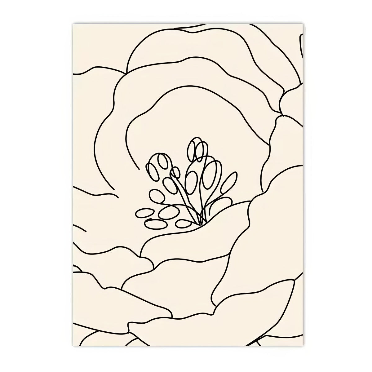Boho Light Beige Canvas Posters — Considered Home Styling — Lifestyle 4