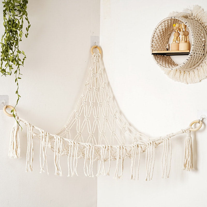 Macrame Toy Hammock — Considered Home Styling — Detail