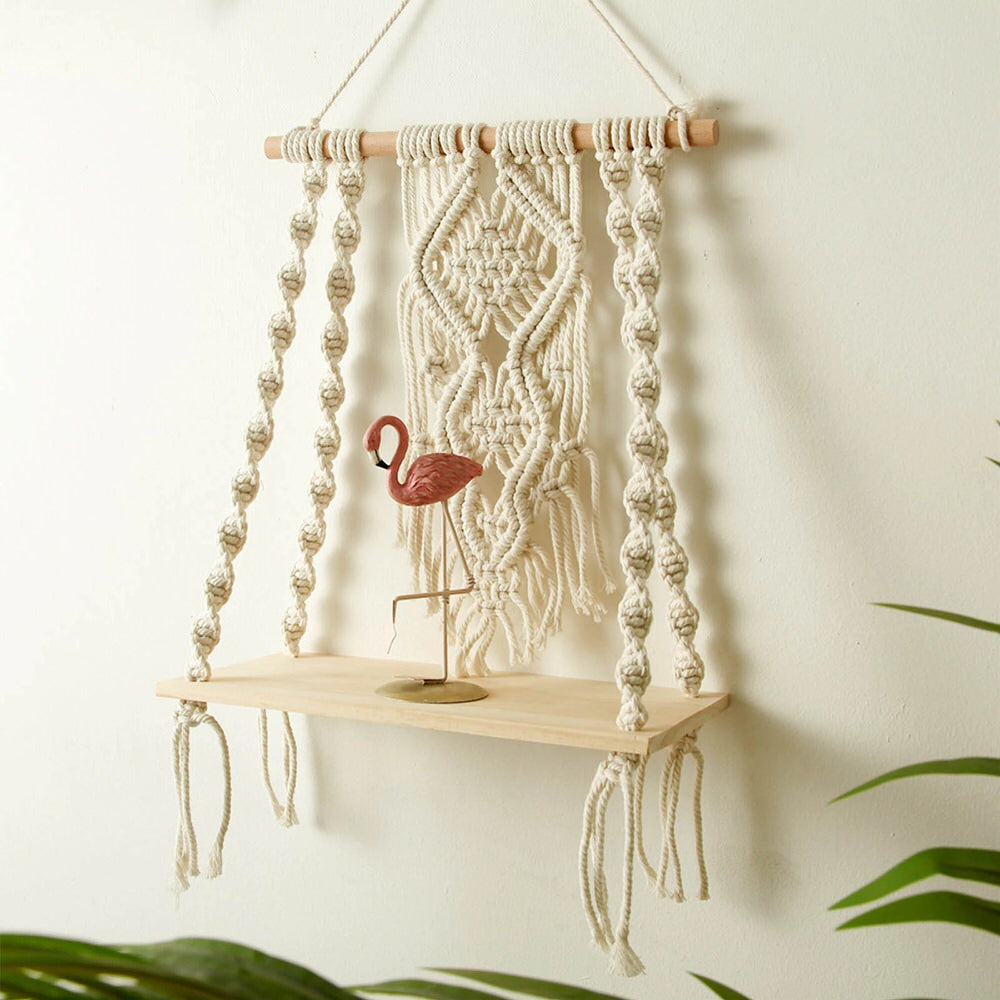 Macrame Wall Hanging Shelf — Considered Home Styling — Lifestyle 8