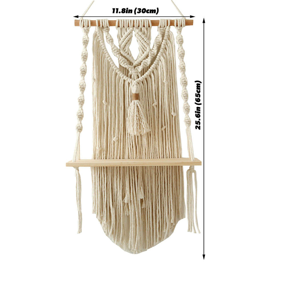 Macrame Wall Hanging Shelf — Considered Home Styling — Lifestyle 4