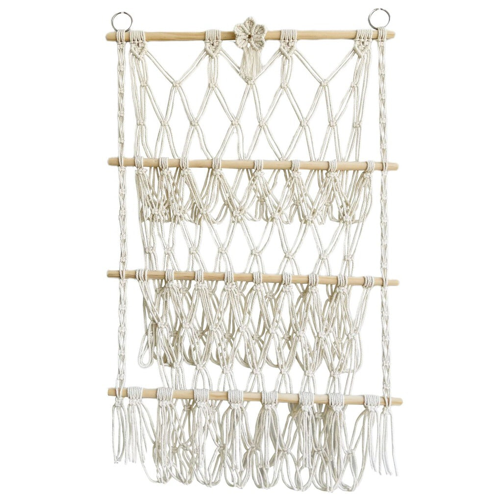 Macrame Wall Hanging Toy Storage Net — Considered Home Styling — Lifestyle 8