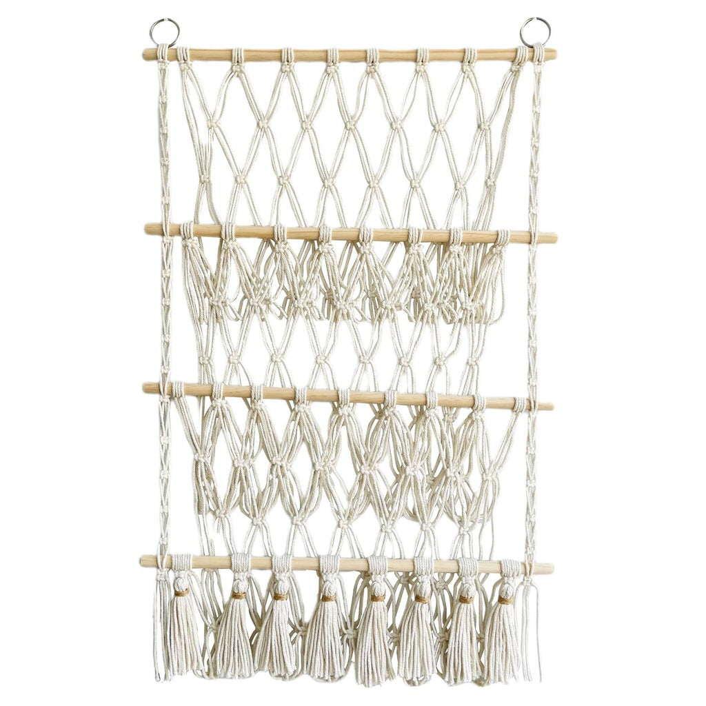 Macrame Wall Hanging Toy Storage Net — Considered Home Styling — Lifestyle 7