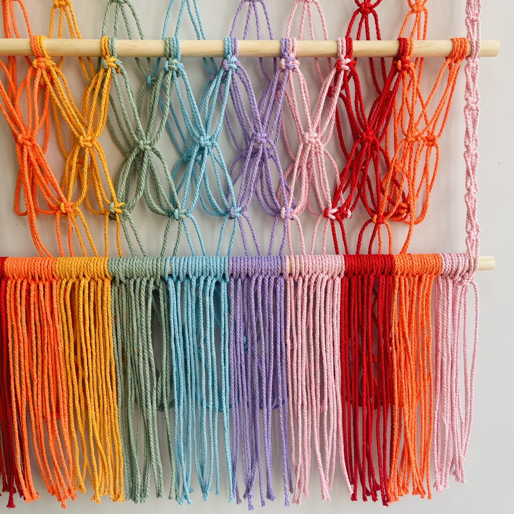 Macrame Wall Hanging Toy Storage Net — Considered Home Styling — Lifestyle 4