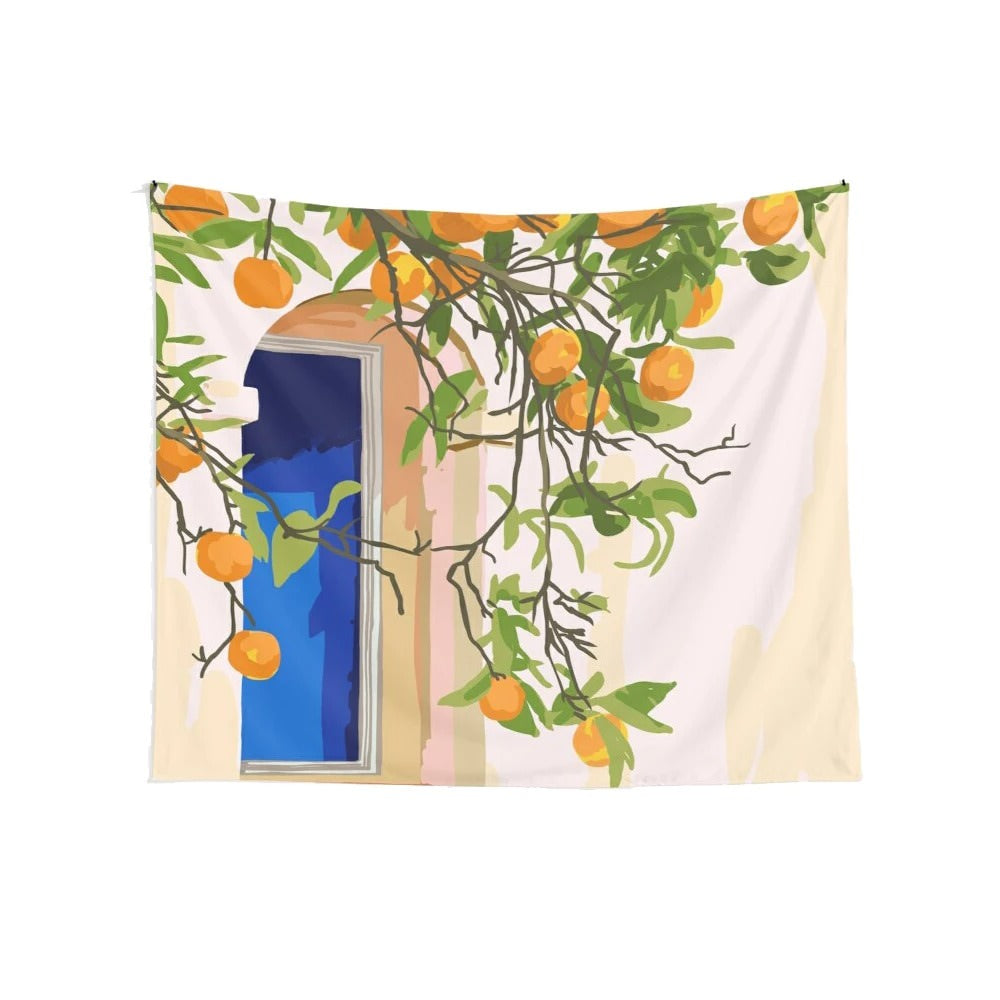 Mediterranean Mandarins Tapestry — Considered Home Styling