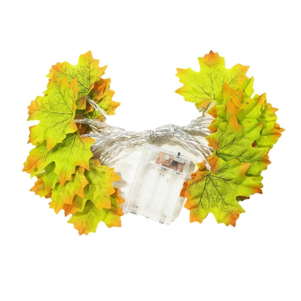 Maple Leaves Fall String Lights — Warm LED Mood Lighting for Bedside — Lifestyle 4