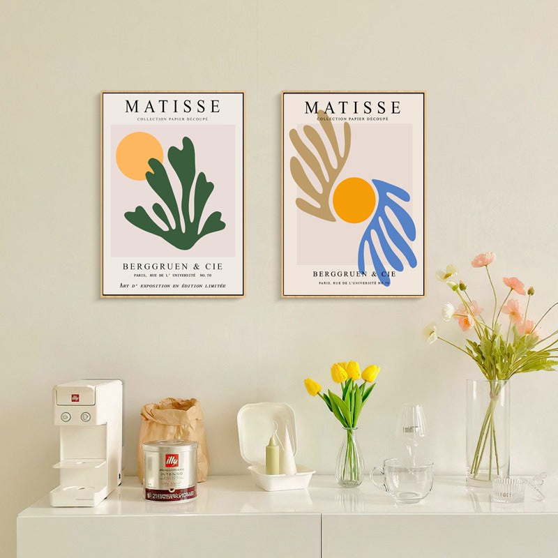 Matisse Abstractions Canvas Posters — Considered Home Styling — Detail