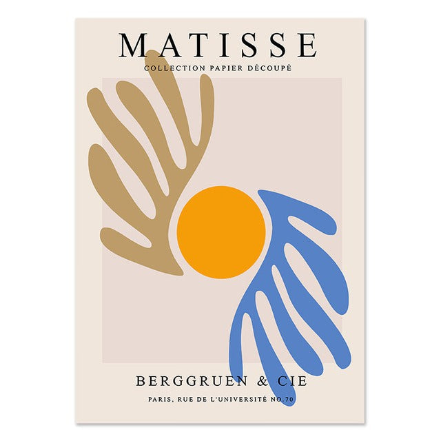 Matisse Abstractions Canvas Posters — Considered Home Styling — Lifestyle 5
