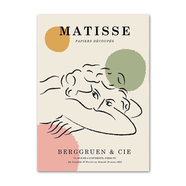 Matisse & Les Muses Gallery Wall Canvas Posters — Considered Home Styling — Lifestyle 5