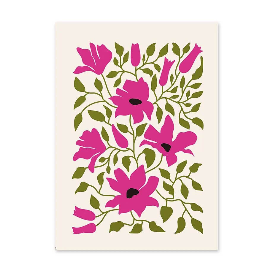 Pink Art Collage Canvas Posters — Considered Home Styling — Lifestyle 2