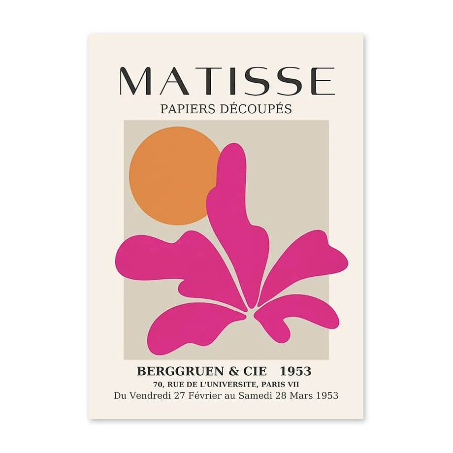 Pink Art Collage Canvas Posters — Considered Home Styling — Lifestyle 4