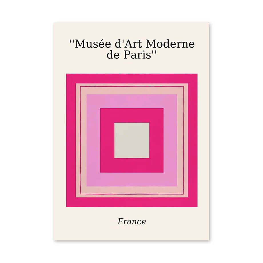 Pink Art Collage Canvas Posters — Considered Home Styling — Lifestyle 7