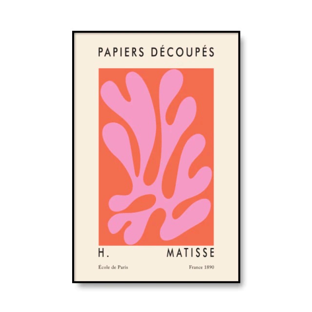 Matisse Cut Outs Canvas Posters — Considered Home Styling