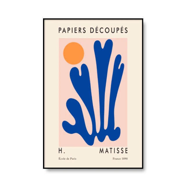 Matisse Cut Outs Canvas Posters — Considered Home Styling