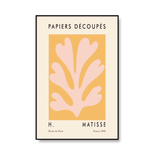 Matisse Cut Outs Canvas Posters — Considered Home Styling