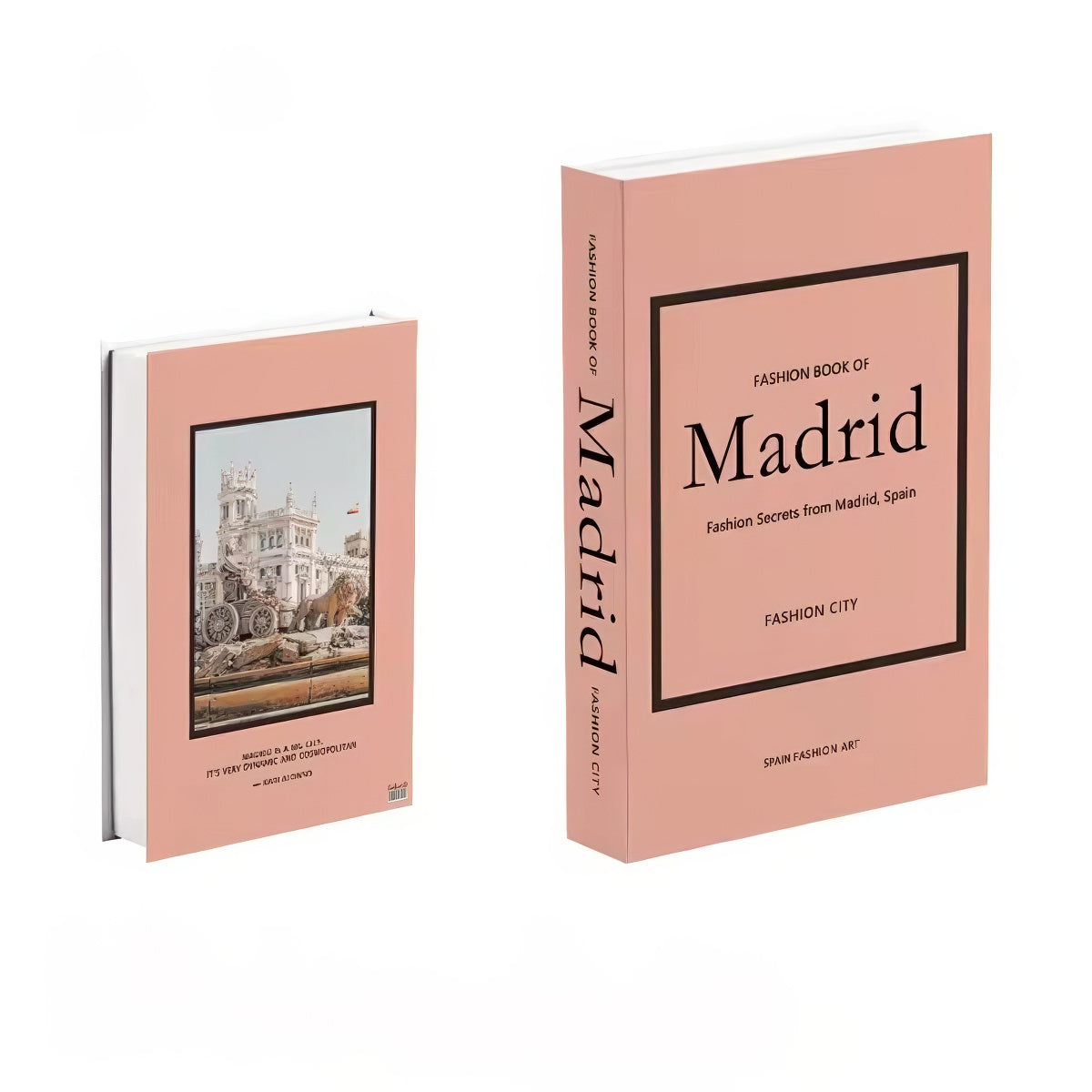 Fashion City Minimalist Fake Book Storage Box — Considered Home Styling — Lifestyle 1
